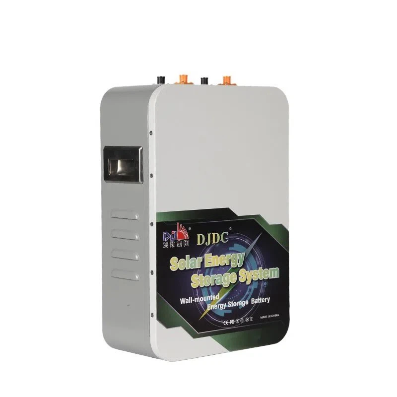 DJDC 24V 100Ah LiFePO4 Battery – 2.56kWh Wall-Mounted High-Capacity Solar Energy Storage