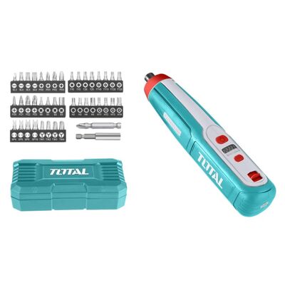 TOTAL 4V Lithium-Ion Cordless Screwdriver