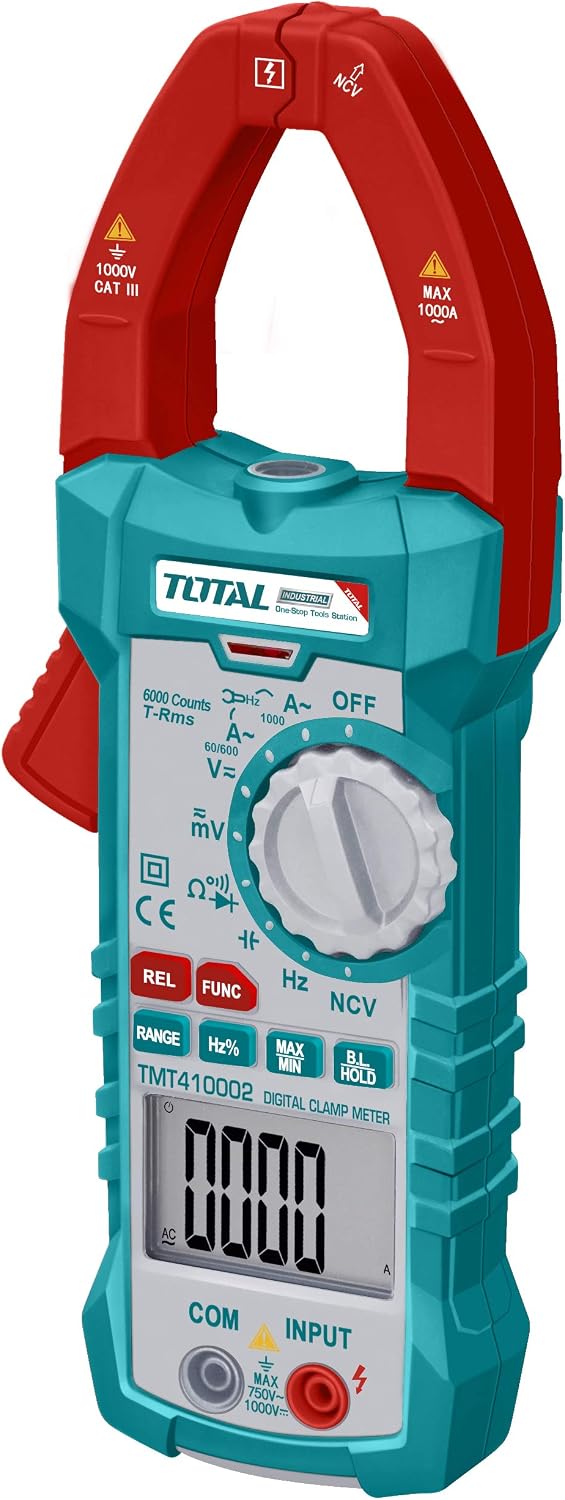 TOTAL Digital AC DC Clamp Meter